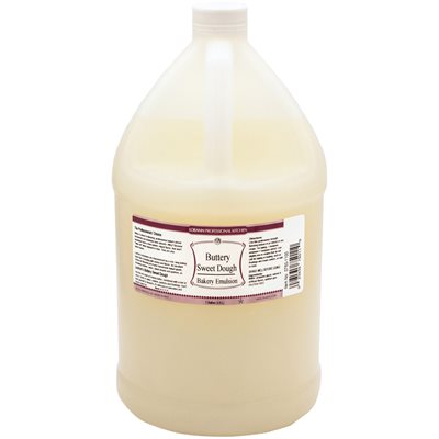 Emulsion pour pâte sucrée au beurre - 4 oz. - 16 oz. - 1 gallon - 5 gallons - Emulsions pour boulangerie Canada