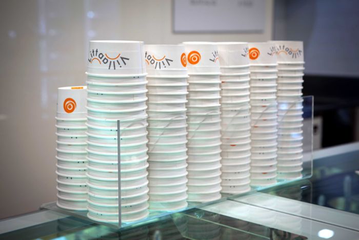 Coupes à glace Freestyle, porte-gobelets Gelato en plexiglas