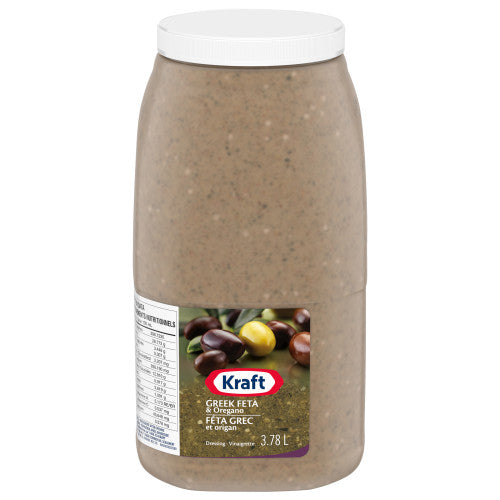 Greek Feta And Oregano Dressing - Kraft - Foodservice - 2 x 3.78L/Case