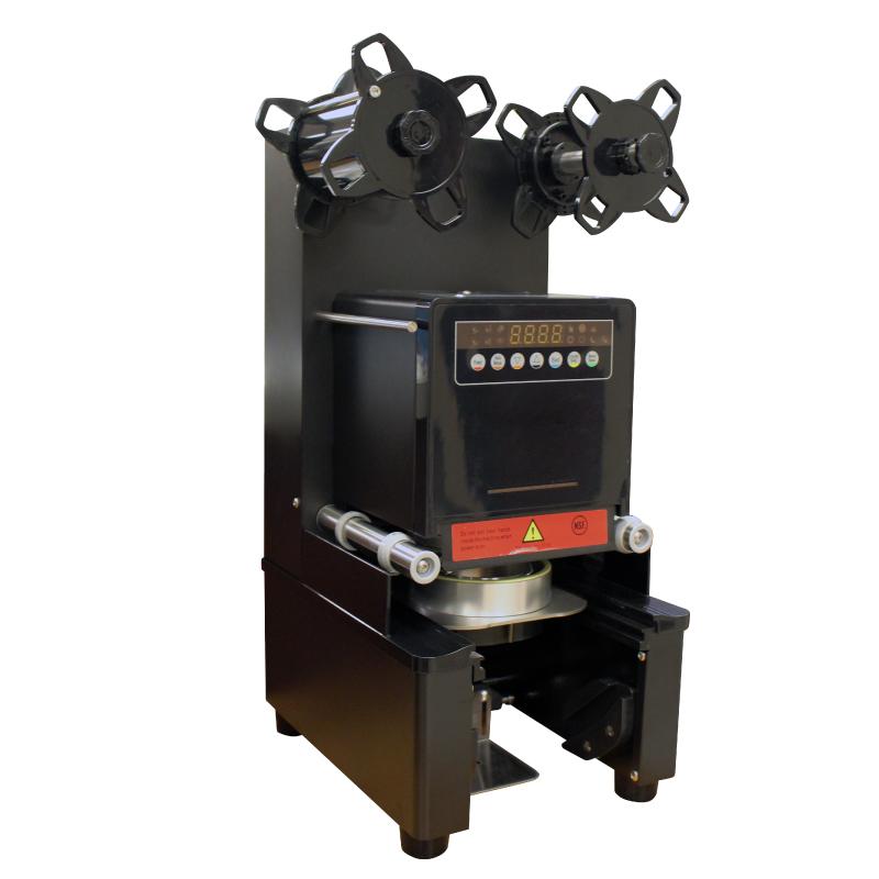 Machine à film d'étanchéité pour gobelets en PP de 95 mm (certifiée UL/conforme à la norme NSF/ANSI 2)