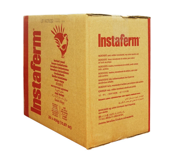 Levure Sèche Instantanée Agent Levant - Instaferm - Levure Instantanée x 20 x 450g