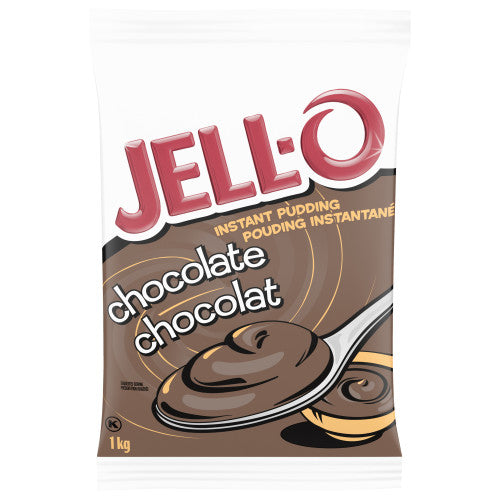 Chocolate JELLO Instant Pudding Powder Dessert Mix 2 x 1kg/Ca