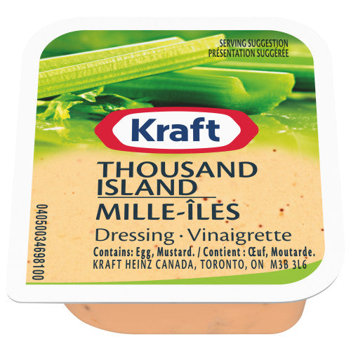 Thousand Island Dressing - Kraft - Portion Packs - 200 x 18ml/Case