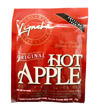 Original Hot Apple Cider - Drink Mix - Lynch - Case (2 X 50 x 23g ) = 100 Packs