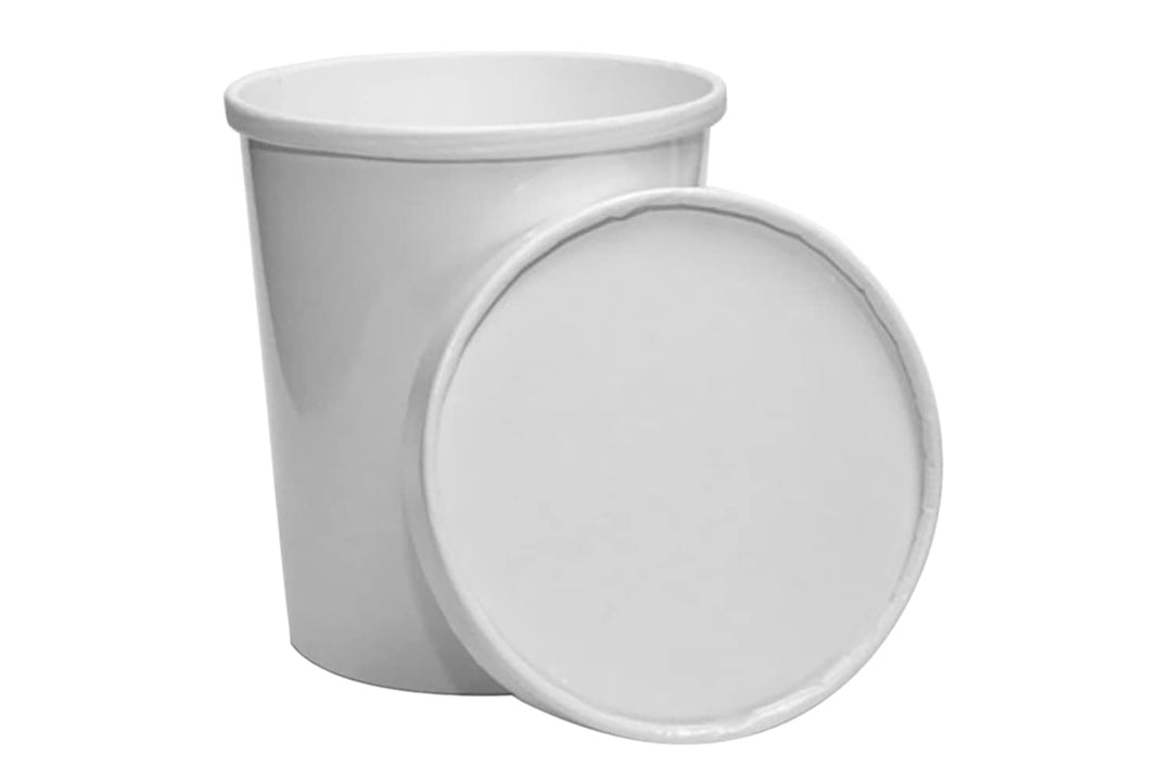 Lids for Premium Ice Cream To Go Containers, Pint 16 oz 437ml, 1000 Lids per case