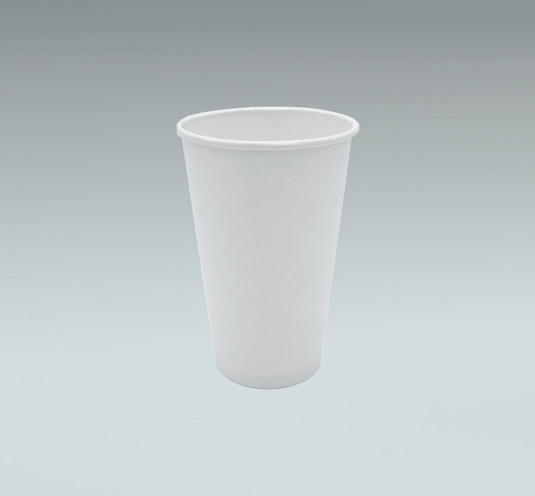 Plain Paper Hot Cups - 8, 10 (Squat), 12, or 16 oz - 1000 per case