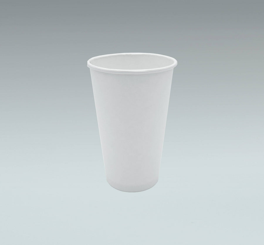 Plain Paper Hot Cups - 8, 10 (Squat), 12, or 16 oz - 1000 per case