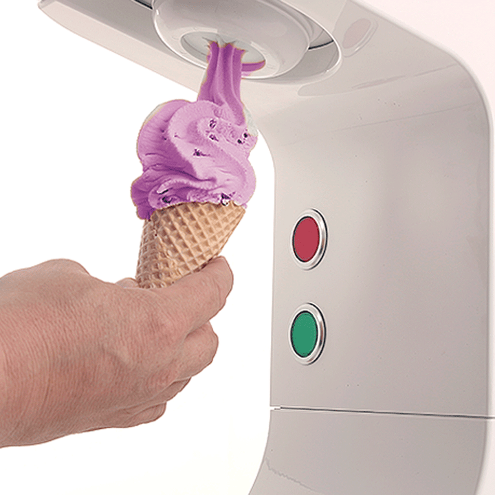 One-Shot Swirl Ice Cream - OS8 Ice Cream Dispenser Plus SD163 Freezer Bundle