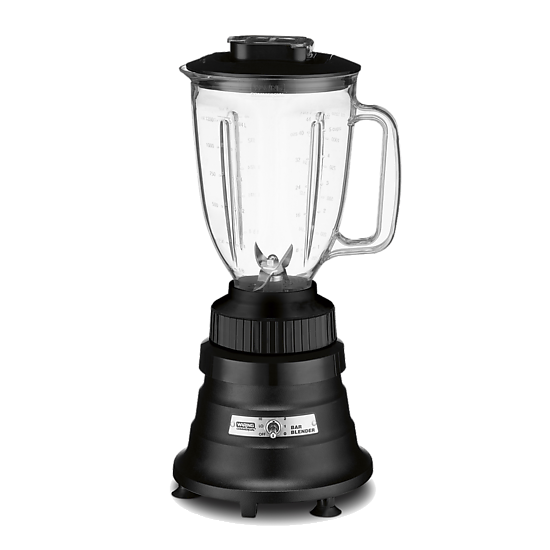 BB155 Light-Duty Bar Blender with 44 oz Copolyester Jar by Waring Commercial