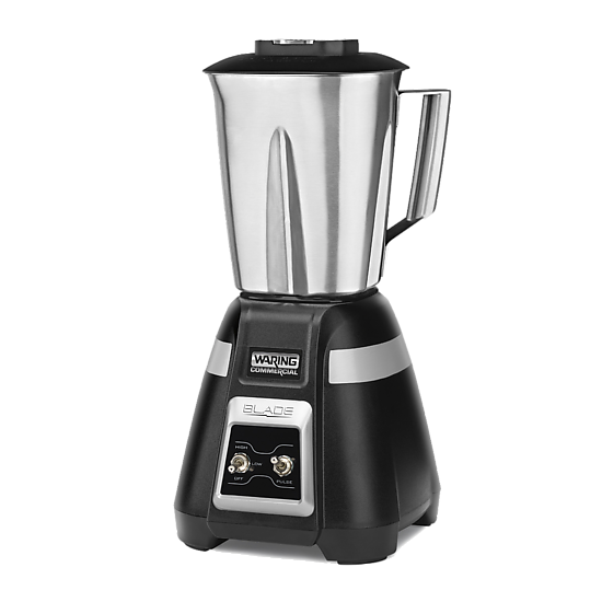 Waring Commercial Mélangeur moyen BB300S « Blade Series » avec interrupteur à bascule et pot en acier inoxydable de 48 oz
