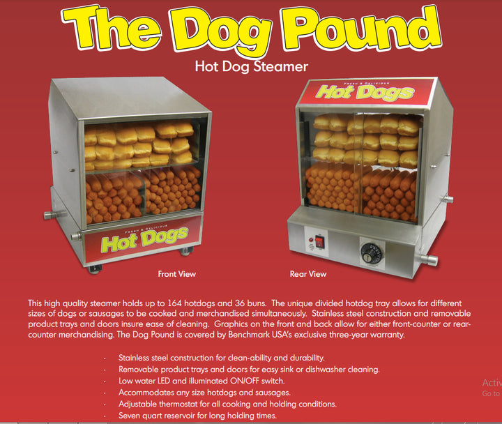 Hot Dog Steamer and Food Merchandiser