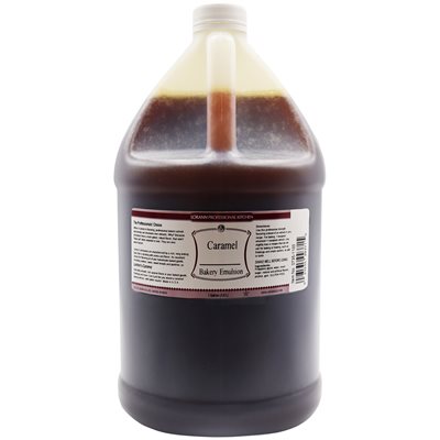 Émulsion de boulangerie au caramel - 16 oz. - 1 gallon - 5 gallons