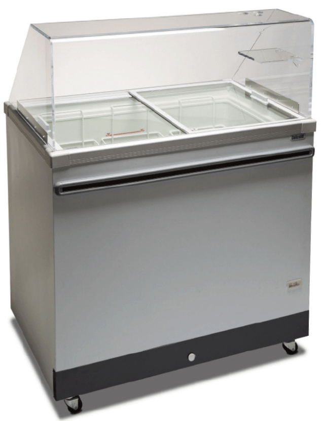 Celcold CF31SG - 31.1" Ice Cream Dipping Cabinet - 4 Tubs