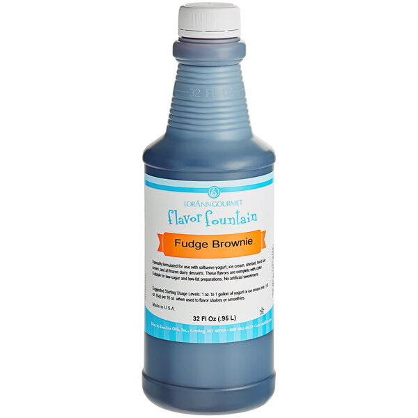 Fontaine à saveur de chocolat Fudge Brownie - Bouteille de 32 oz