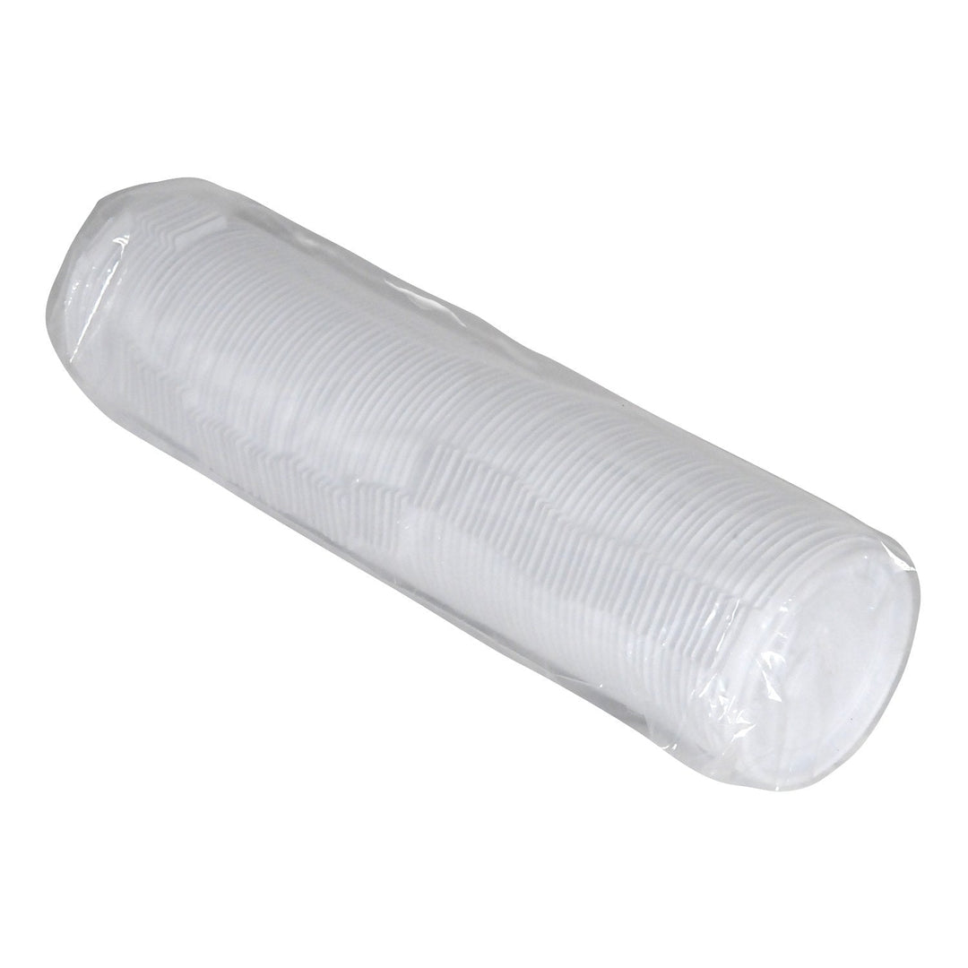 Couvercle chaud à languette blanche (pour gobelets chauds de 10, 12, 16 et 20 oz) 1000 couvercles