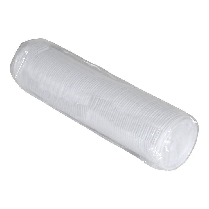 Couvercle chaud à languette blanche (pour gobelets chauds de 10, 12, 16 et 20 oz) 1000 couvercles