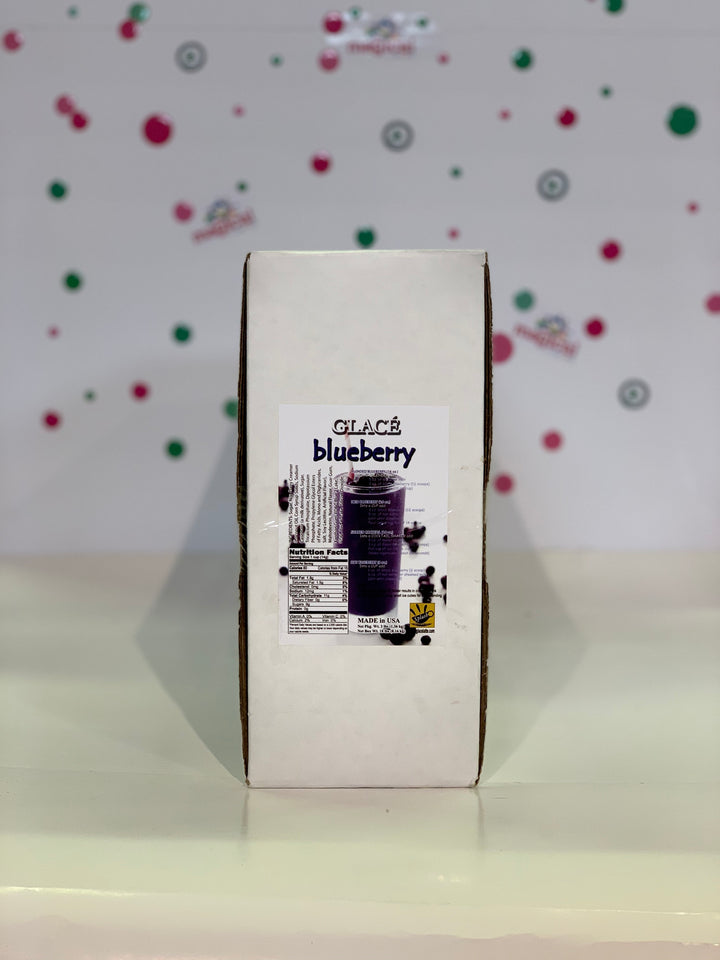 Blueberry 4 en 1 Mix pour Bubble Tea, Smoothies, Lattes et Frappes, 3 livres. Sac (caisse 6 x 3 livres. Sacs) - Fabriqué aux États-Unis