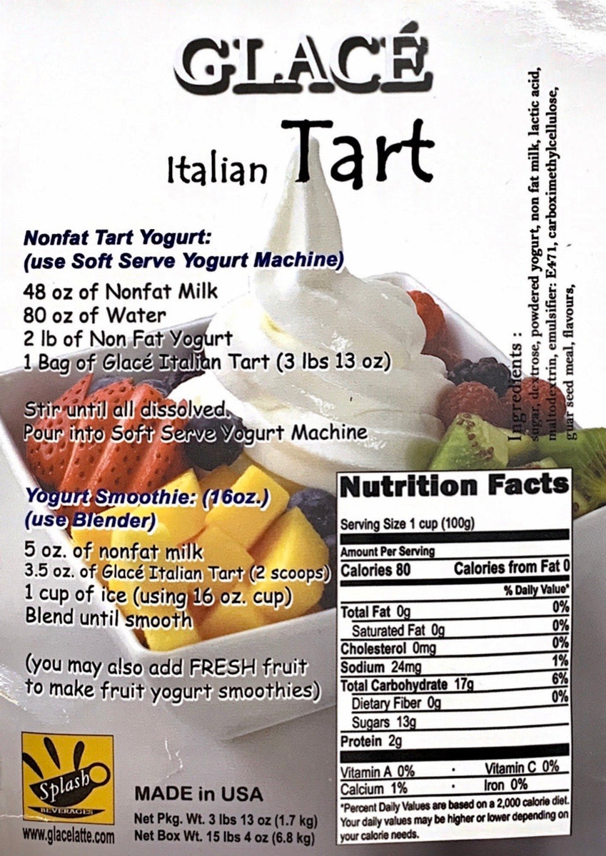 Frozen Yogurt Mix - Plain Tart - 96136-F (1 - 3lb Bag)