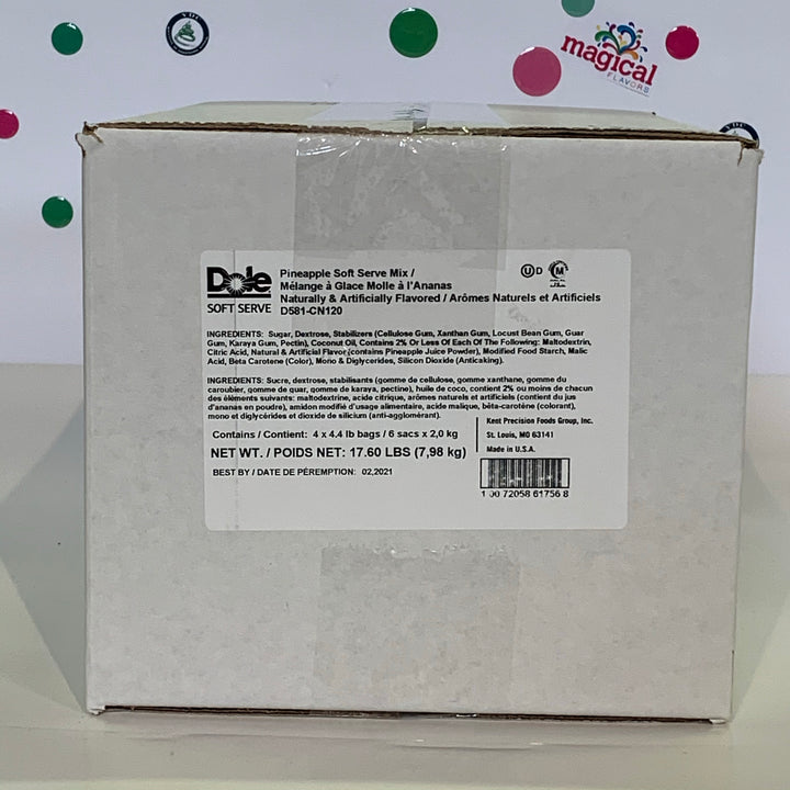 Dole Mélange de service doux à l'ananas - 4,4 livres Sac - Caisse (4 sacs de 4,4 lb)