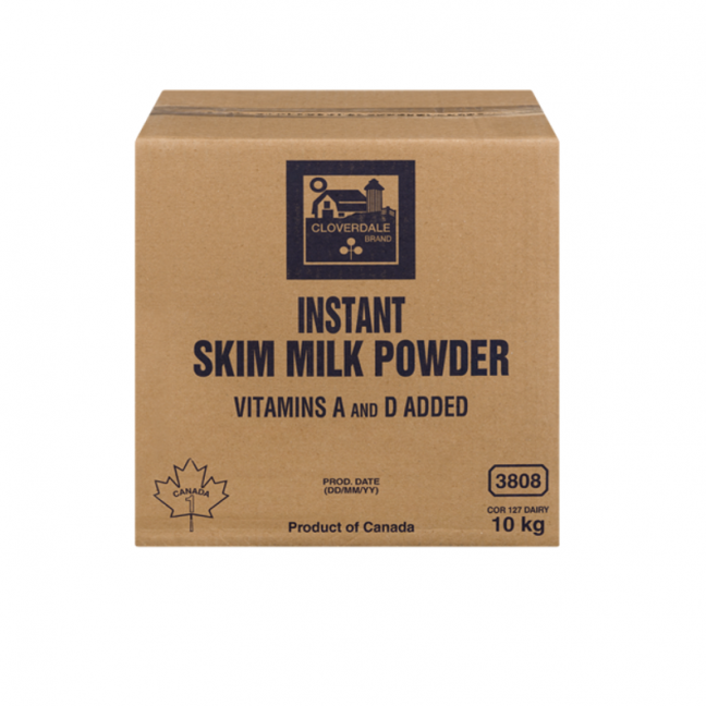 Instant Skim Milk Powder Cloverdale 1x10kg Fun Foods Canada