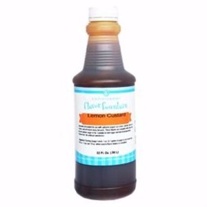 Fontaine à saveur de crème au citron - Bouteille de 32 oz
