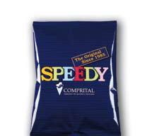 Speedy Classic P190, base neutre unie – 5 en 1 polyvalent (faire des glaces, des sorbets, des slush, des glaces molles, de la crème glacée dure – le tout avec ce mélange unique) par Comprital Italy, caisse (12 x 2 lb par caisse)
