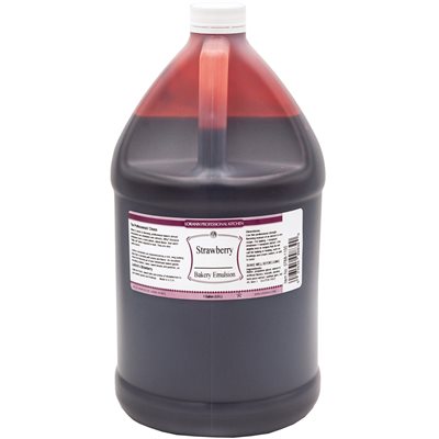 Émulsion de boulangerie aux fraises - 16 oz. - 1 gallon - 5 gallons