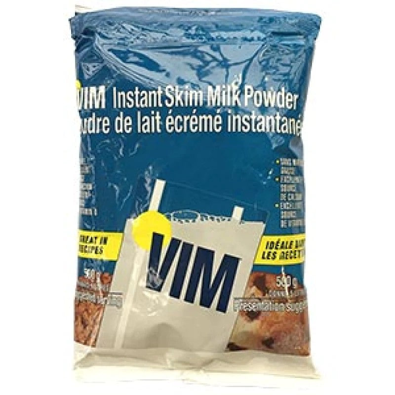 Instant Skim Milk Powder - Vim - 12 x 500 grams / Case