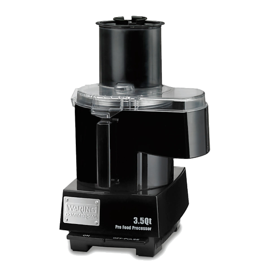 WFP14SC - 3,5 pintes. Mélangeur à bol combiné et alimentation continue avec joint LiquiLock par Waring Commercial