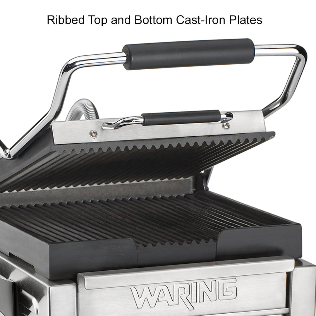 WPG250T Panini Supremo avec minuterie – Grand gril à panini par Waring Commercial