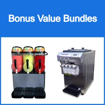 Get the fastest return on your soft serve and frozen drink machines with Fun Foods Canada's special Bonus Value Bundles.
