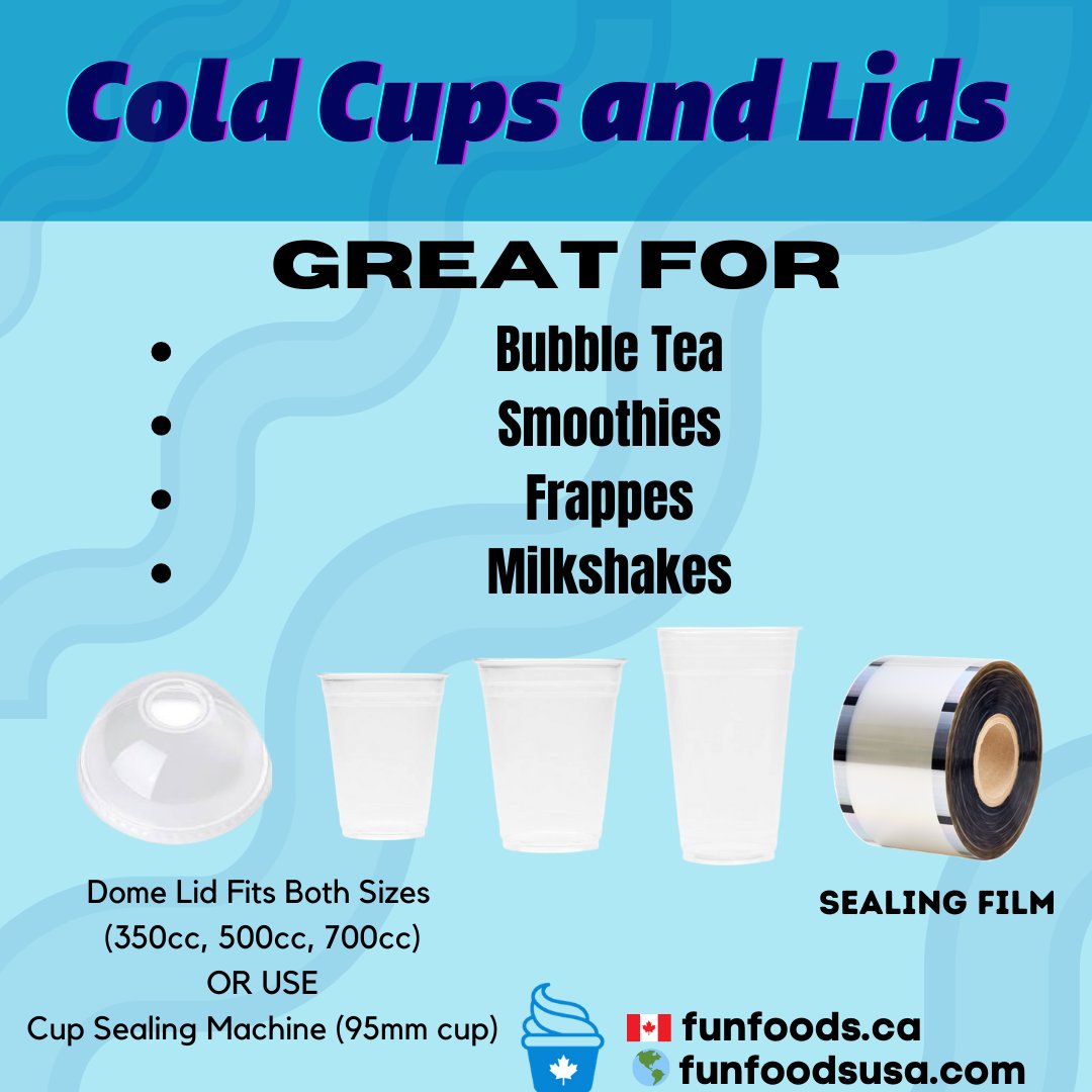 Paper Supplies Cups Lids Sealing Film Cold Cups Distributor Canada