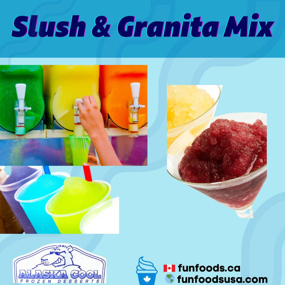 Slush Mix Supplier, Granita Mix Supplier Canada