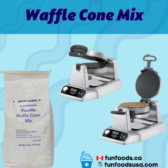 Waffle Cone Mix and Machines