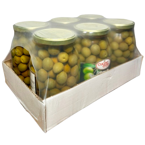 CUCINA D'ORO - REAL SICILIAN OLIVES 6x1.05 LT