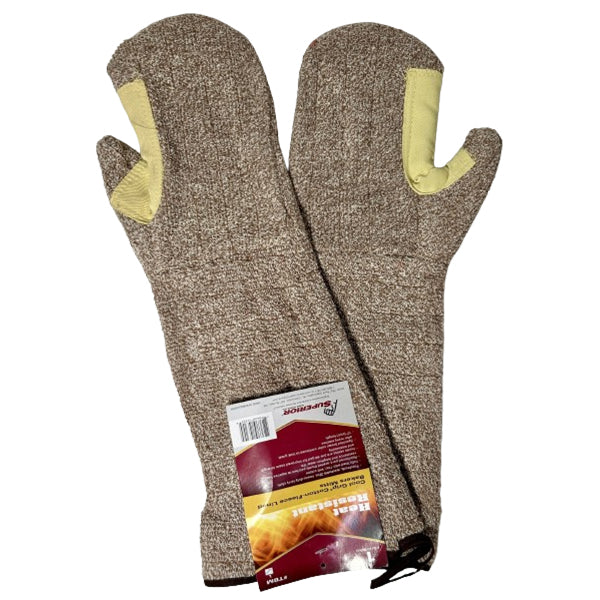 Bakers Mitt - Oven Mits 36Oz Double Thick Beige 1Ea - Canadian Distribution