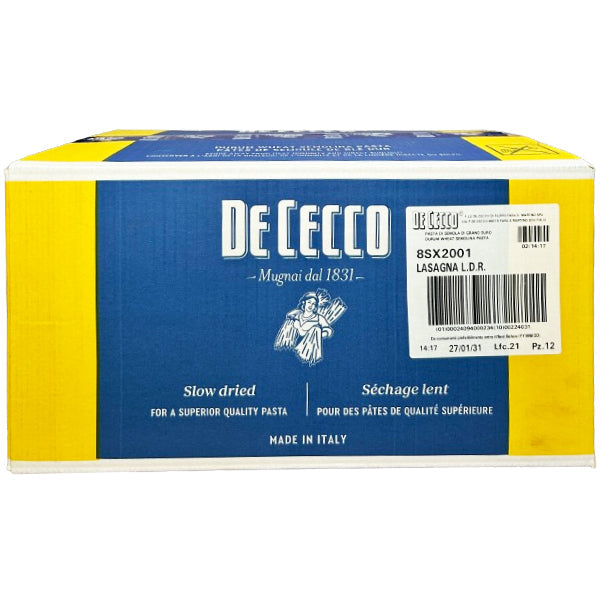 DE CECCO - #1 LASAGNA L.D. RICCIA 12x454 GR