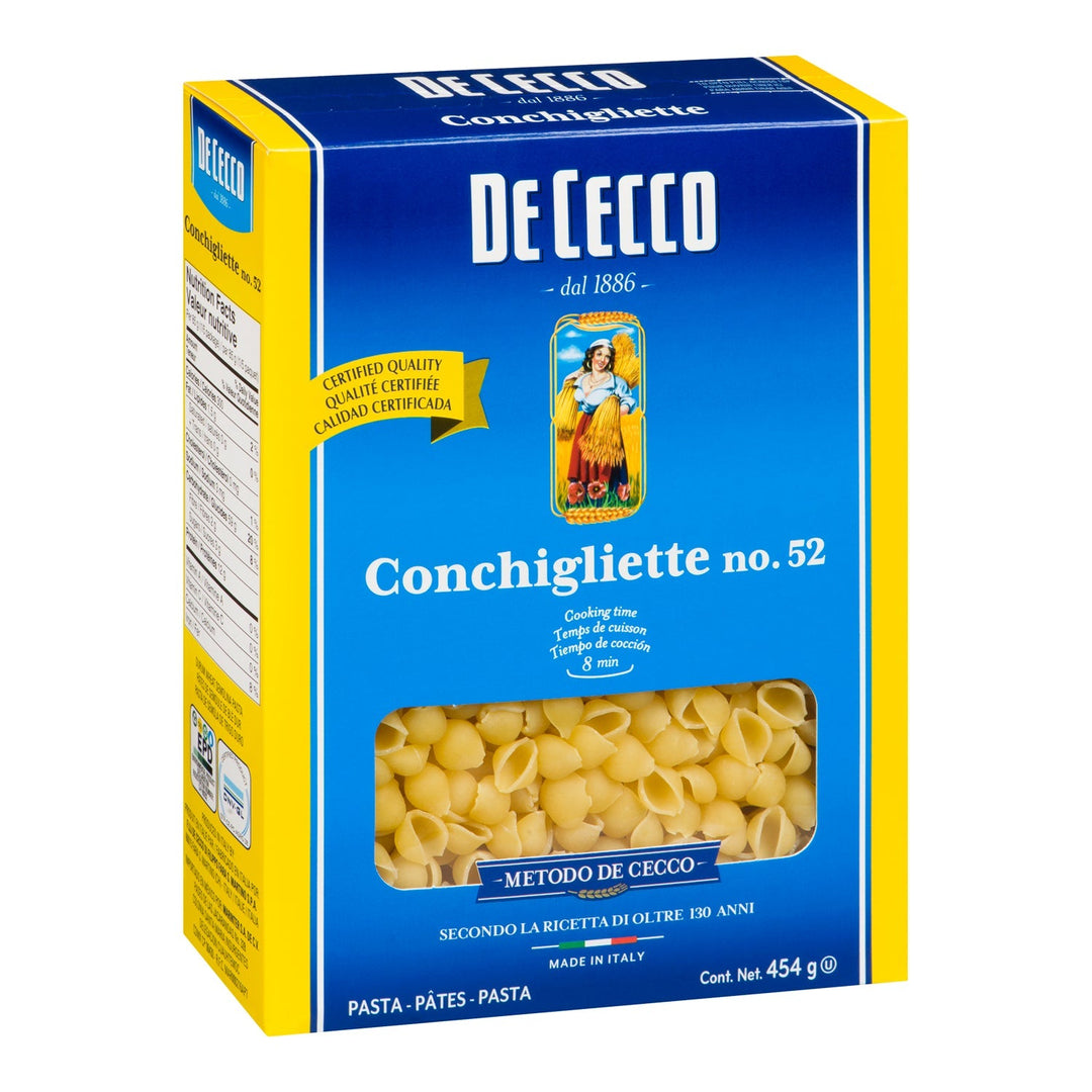 DE CECCO - #52 CONCHIGLIETTE 20x454 GR