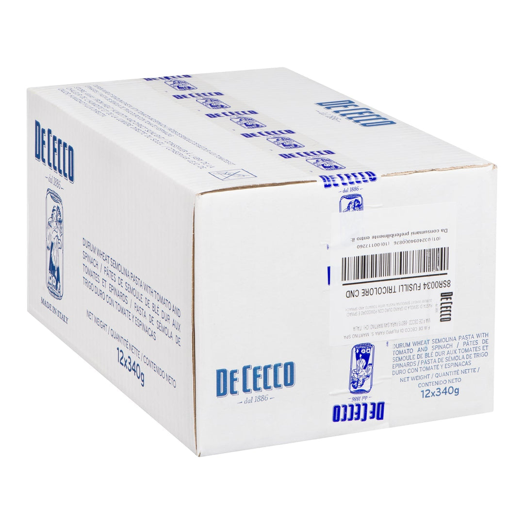 DE CECCO - #534 FUSILLI TRICOLORE 12x340 GR