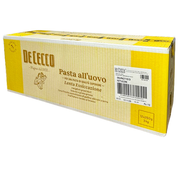 DE CECCO - #101 PAPPARDELLE ALL UOVO 12x250 GR