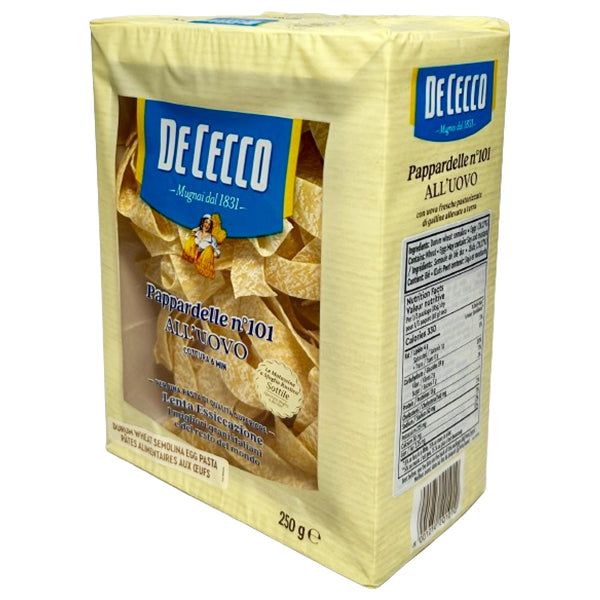 DE CECCO - #101 PAPPARDELLE ALL UOVO 12x250 GR