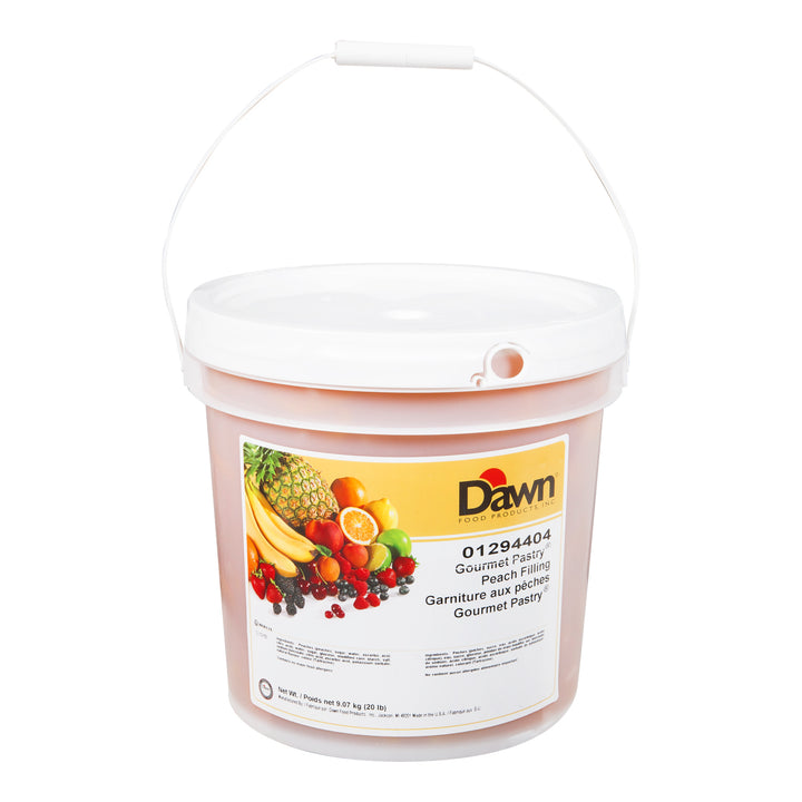 Peach Pastry Filling - 1 x 9.07 kg - Dawn Foods - Baking Mixes and Ingredients - Canadian Distribution