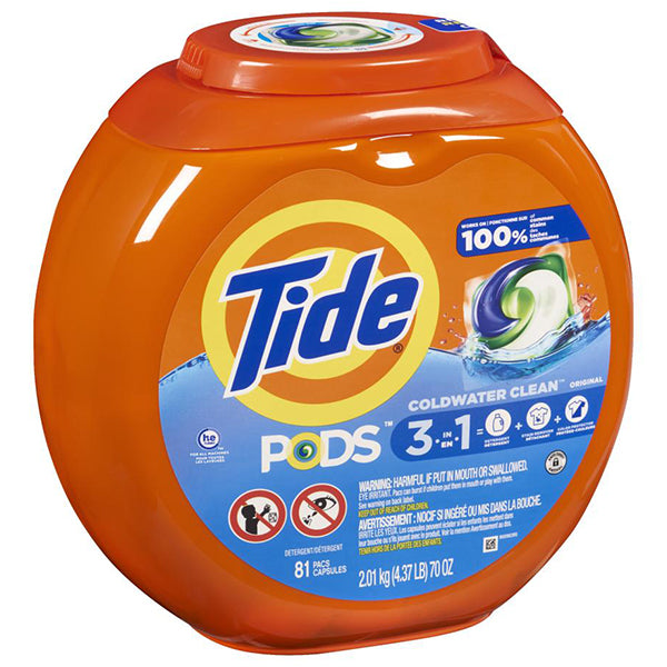 Tide - Pods 3 In 1 Original Scent 81Ct - Canadian Distribution