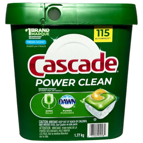 Cascade - Dishwashing Fresh Scent Pods 115Ct - Canadian Distribution