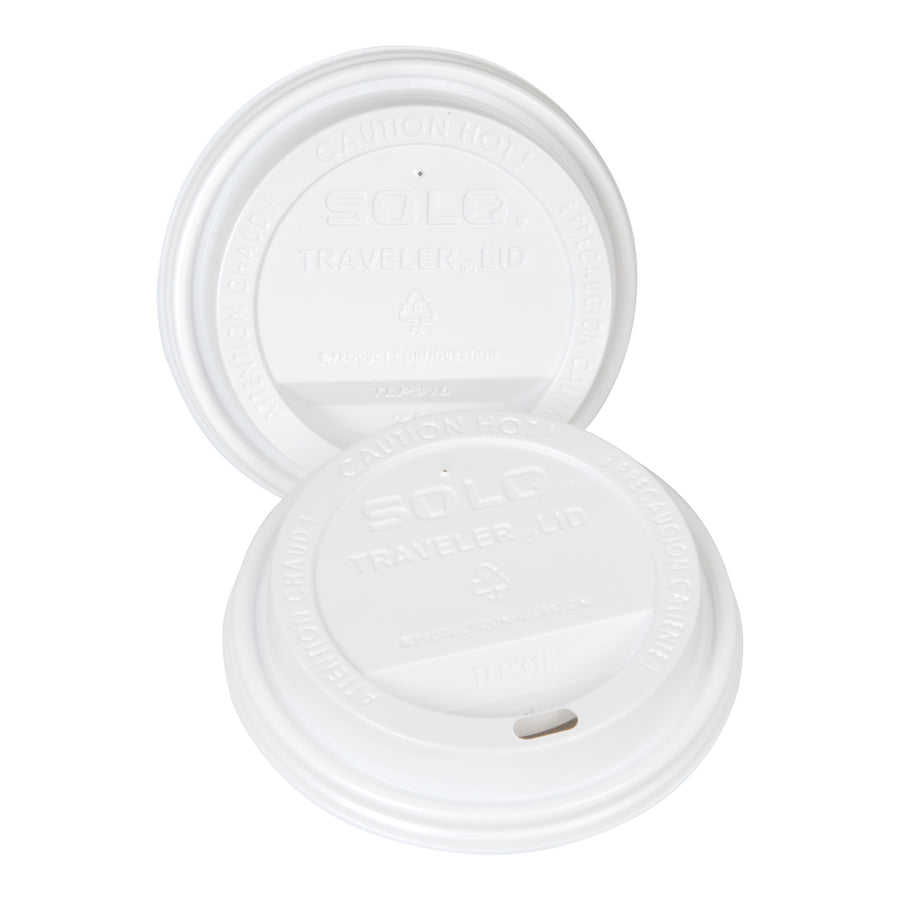 Lid Plastic Dome White 10/12/16 - 1000 count - Solo Cup - Packaging and Accessories - Restaurant Supplies and Equipment - Canadian Distribution