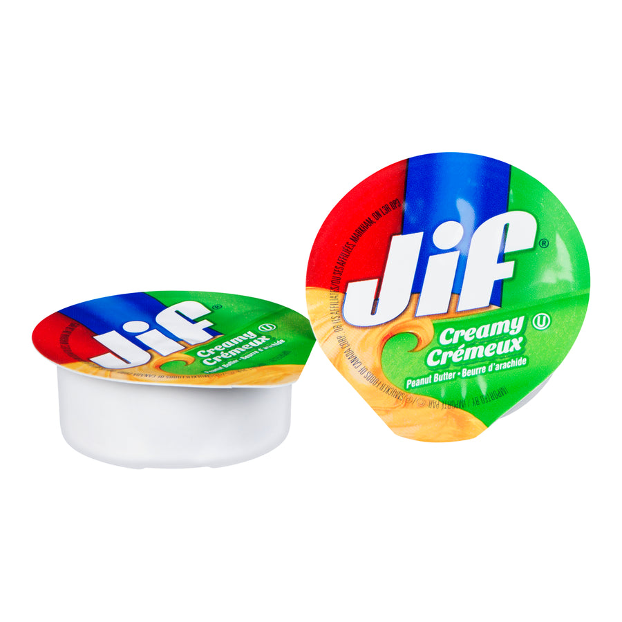 Peanut Butter Creamy - 200 x 18 g - Jif - Restaurant and Foodservice Ingredients - Canadian Distribution