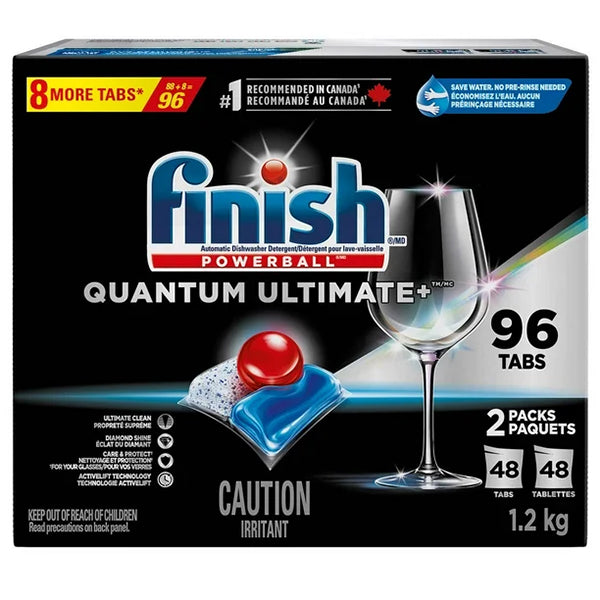 Finish - Quantum Ultimate Dishwasher Detergent 96Ea - Canadian Distribution