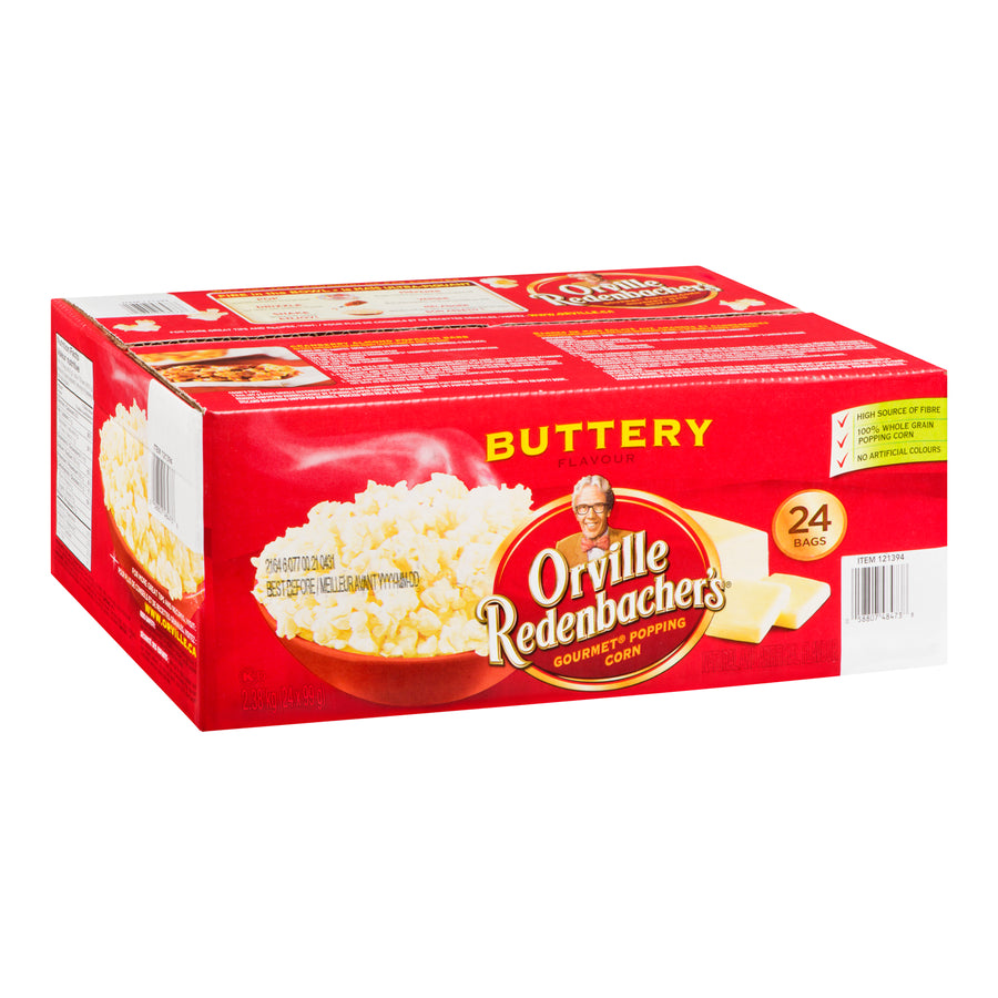 Popcorn Butter - 24 x 99 g - Orville Redenba - Restaurant and Foodservice Ingredients - Canadian Distribution