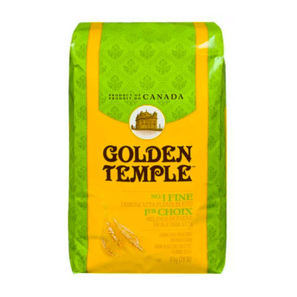 GOLDEN TEMPLE - #1 FINE ATTA FLOUR YELLOW 9KG