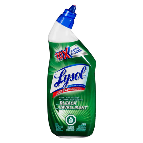 Lysol - Bleach Toilet Bowl Cleaner 9X710 Ml - Canadian Distribution